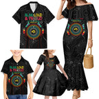 Blak Loud and Proud NAIDOC 2024 Family Matching Mermaid Dress and Hawaiian Shirt Indigenous Aboriginal