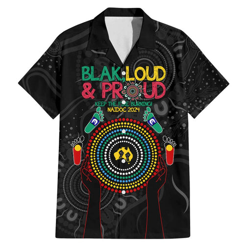 Blak Loud and Proud NAIDOC 2024 Family Matching Mermaid Dress and Hawaiian Shirt Indigenous Aboriginal