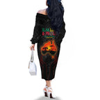 Blak Loud and Proud NAIDOC 2024 Family Matching Off Shoulder Long Sleeve Dress and Hawaiian Shirt Indigenous Aboriginal