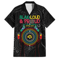 Blak Loud and Proud NAIDOC 2024 Family Matching Off Shoulder Maxi Dress and Hawaiian Shirt Indigenous Aboriginal