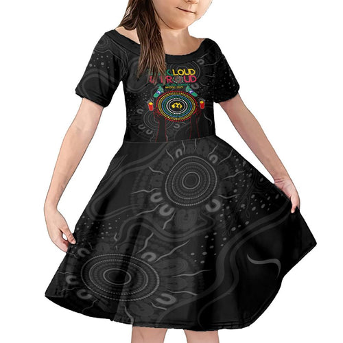 Blak Loud and Proud NAIDOC 2024 Family Matching Puletasi and Hawaiian Shirt Indigenous Aboriginal