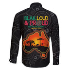 Blak Loud and Proud NAIDOC 2024 Family Matching Puletasi and Hawaiian Shirt Indigenous Aboriginal
