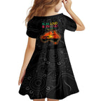 Blak Loud and Proud NAIDOC 2024 Family Matching Short Sleeve Bodycon Dress and Hawaiian Shirt Indigenous Aboriginal