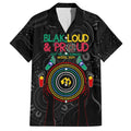 Blak Loud and Proud NAIDOC 2024 Family Matching Short Sleeve Bodycon Dress and Hawaiian Shirt Indigenous Aboriginal