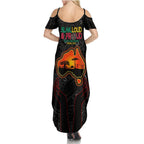 Blak Loud and Proud NAIDOC 2024 Family Matching Summer Maxi Dress and Hawaiian Shirt Indigenous Aboriginal