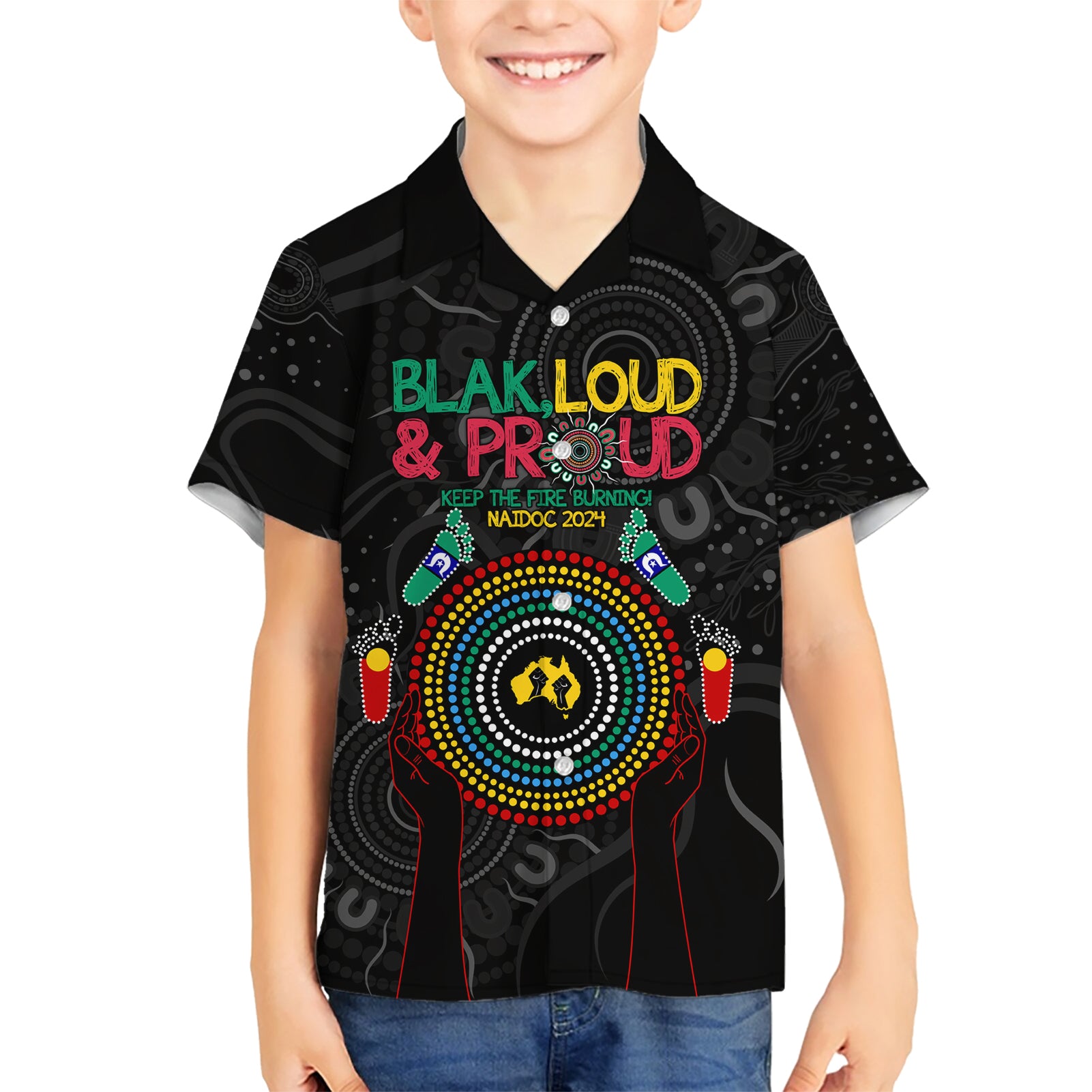 Blak Loud and Proud NAIDOC 2024 Hawaiian Shirt Indigenous Aboriginal