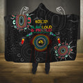 Blak Loud and Proud NAIDOC 2024 Hooded Blanket Indigenous Aboriginal