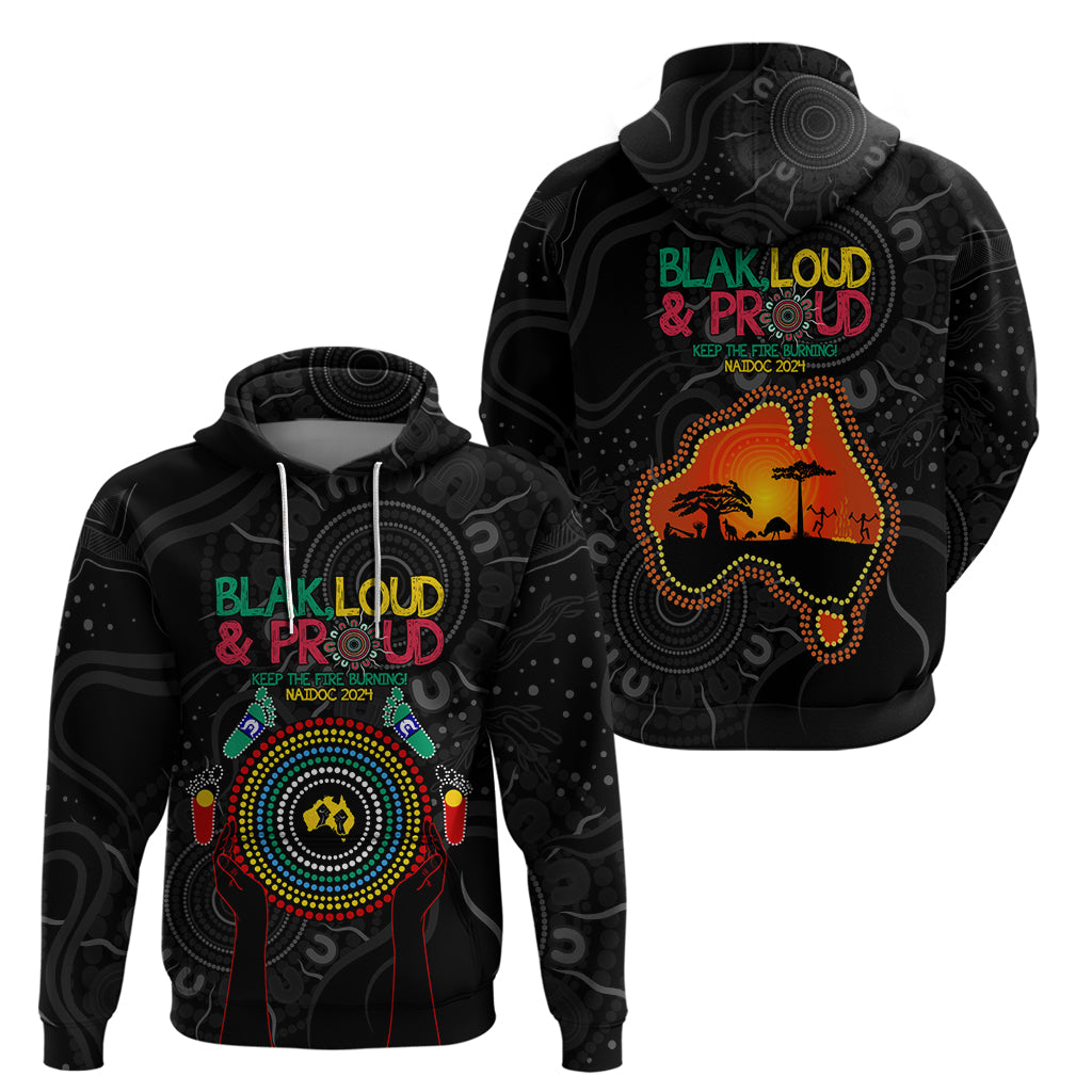 Blak Loud and Proud NAIDOC 2024 Hoodie Indigenous Aboriginal