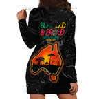 Blak Loud and Proud NAIDOC 2024 Hoodie Dress Indigenous Aboriginal