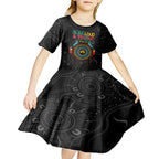 Blak Loud and Proud NAIDOC 2024 Kid Short Sleeve Dress Indigenous Aboriginal