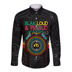 Blak Loud and Proud NAIDOC 2024 Long Sleeve Button Shirt Indigenous Aboriginal