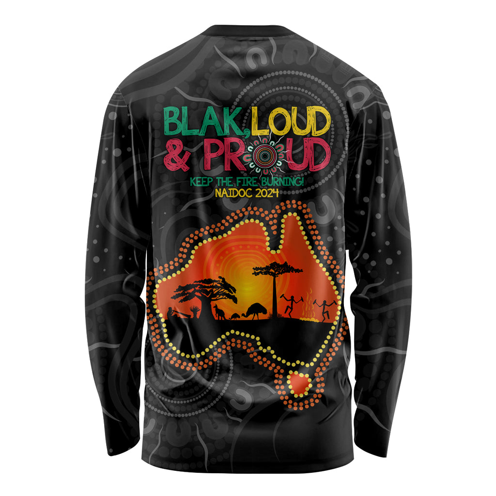 Blak Loud and Proud NAIDOC 2024 Long Sleeve Shirt Indigenous Aboriginal