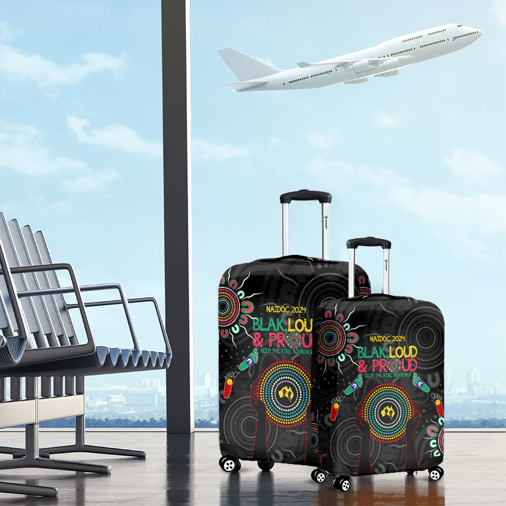 Blak Loud and Proud NAIDOC 2024 Luggage Cover Indigenous Aboriginal