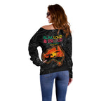 Blak Loud and Proud NAIDOC 2024 Off Shoulder Sweater Indigenous Aboriginal