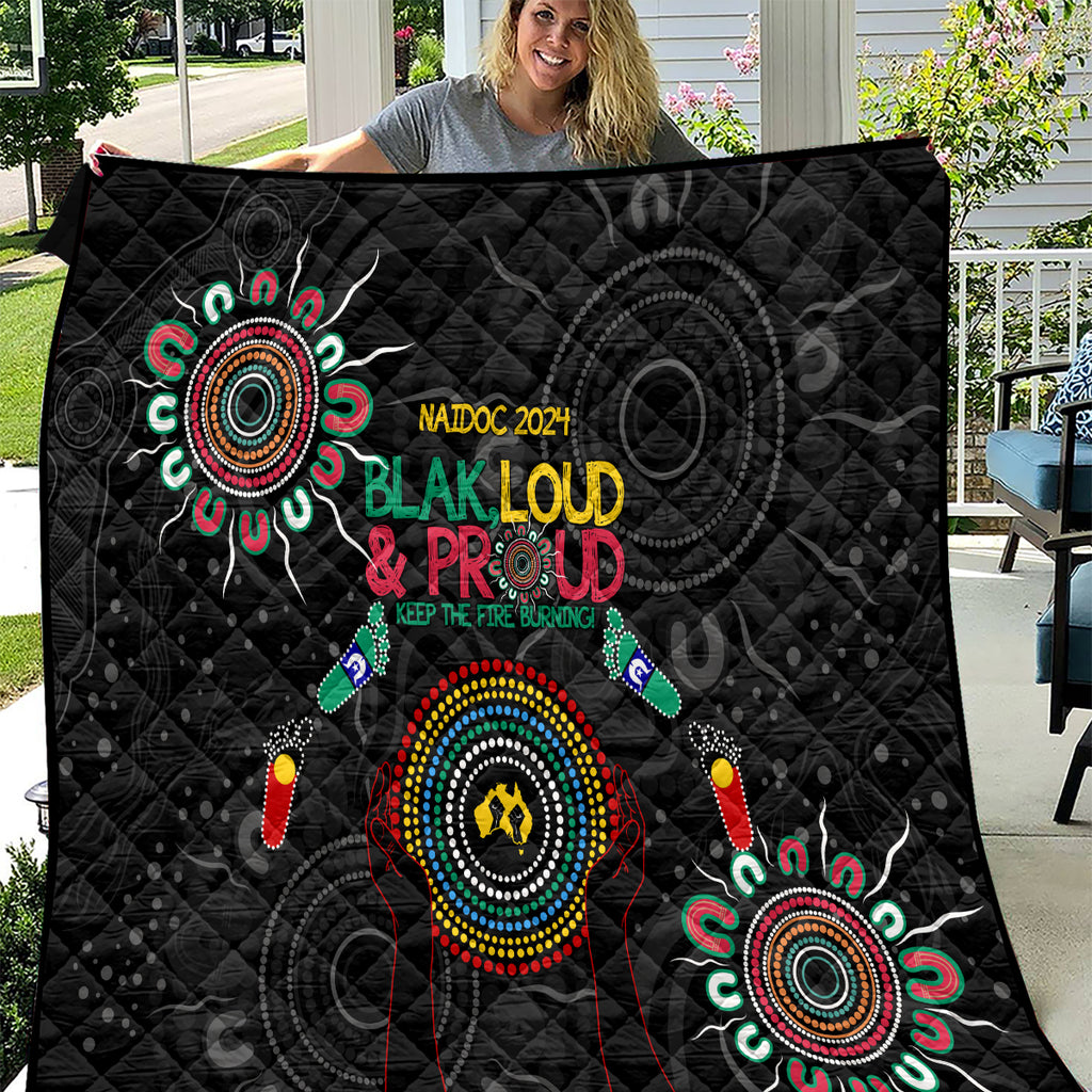 Blak Loud and Proud NAIDOC 2024 Quilt Indigenous Aboriginal