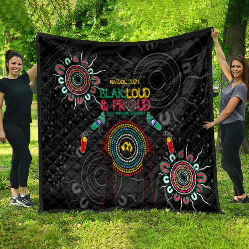 Blak Loud and Proud NAIDOC 2024 Quilt Indigenous Aboriginal