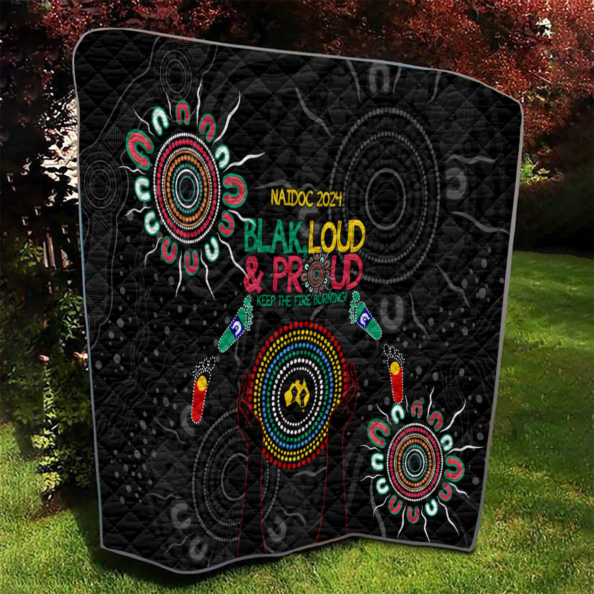Blak Loud and Proud NAIDOC 2024 Quilt Indigenous Aboriginal