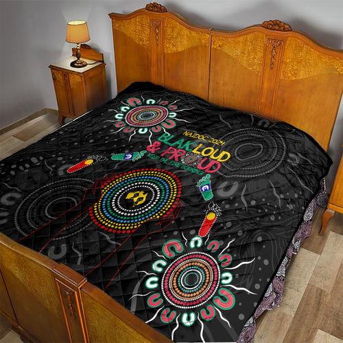 Blak Loud and Proud NAIDOC 2024 Quilt Indigenous Aboriginal