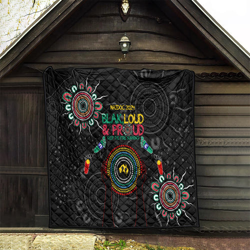Blak Loud and Proud NAIDOC 2024 Quilt Indigenous Aboriginal