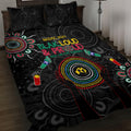 Blak Loud and Proud NAIDOC 2024 Quilt Bed Set Indigenous Aboriginal