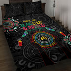 Blak Loud and Proud NAIDOC 2024 Quilt Bed Set Indigenous Aboriginal