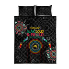 Blak Loud and Proud NAIDOC 2024 Quilt Bed Set Indigenous Aboriginal