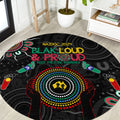 Blak Loud and Proud NAIDOC 2024 Round Carpet Indigenous Aboriginal