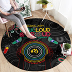 Blak Loud and Proud NAIDOC 2024 Round Carpet Indigenous Aboriginal