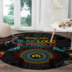 Blak Loud and Proud NAIDOC 2024 Round Carpet Indigenous Aboriginal