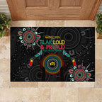 Blak Loud and Proud NAIDOC 2024 Rubber Doormat Indigenous Aboriginal