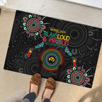 Blak Loud and Proud NAIDOC 2024 Rubber Doormat Indigenous Aboriginal