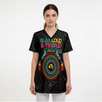 Blak Loud and Proud NAIDOC 2024 Scrub Top Indigenous Aboriginal - Aussie Hoodie