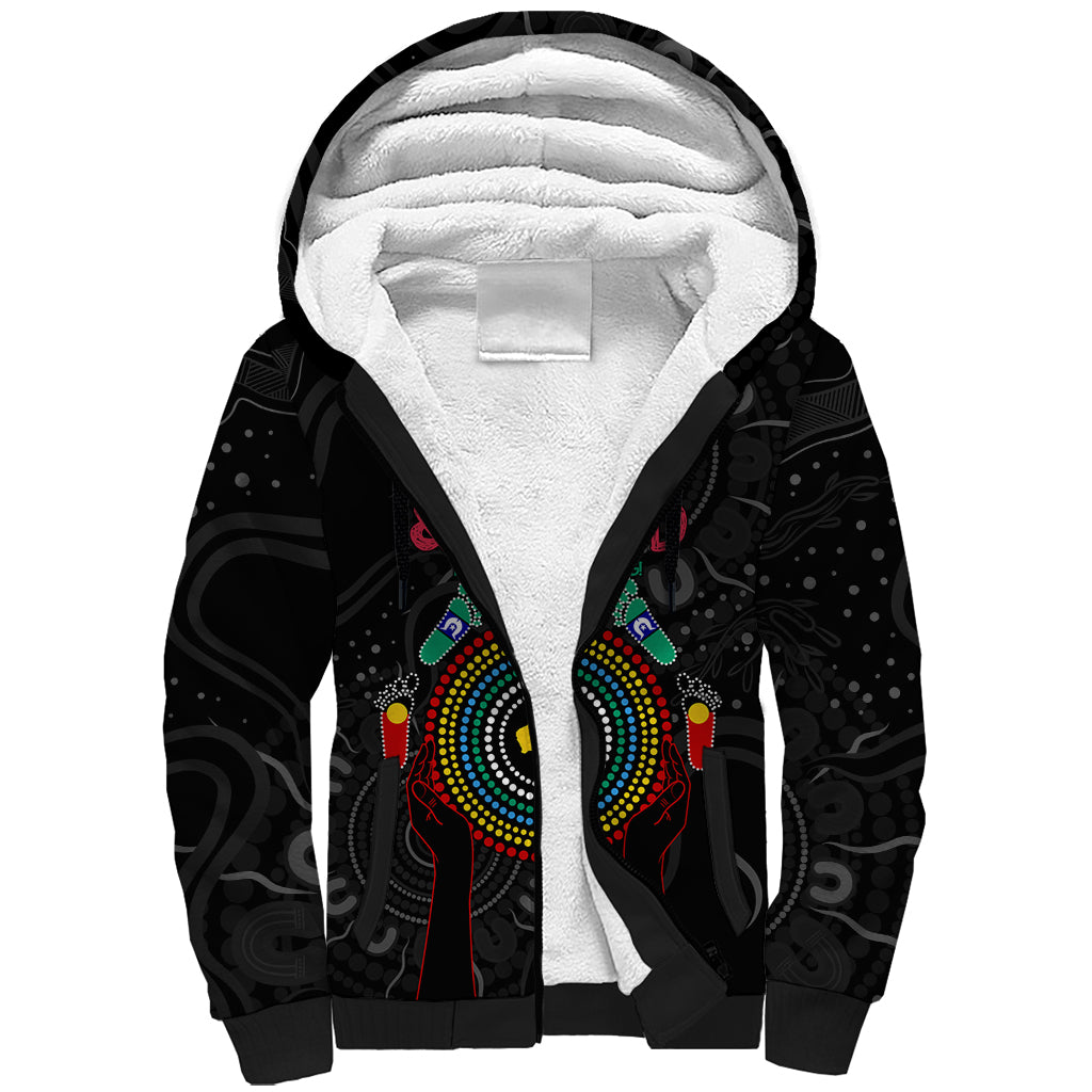Blak Loud and Proud NAIDOC 2024 Sherpa Hoodie Indigenous Aboriginal