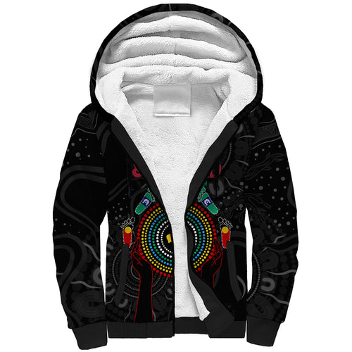 Blak Loud and Proud NAIDOC 2024 Sherpa Hoodie Indigenous Aboriginal
