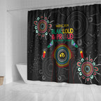 Blak Loud and Proud NAIDOC 2024 Shower Curtain Indigenous Aboriginal