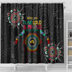 Blak Loud and Proud NAIDOC 2024 Shower Curtain Indigenous Aboriginal