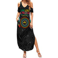 Blak Loud and Proud NAIDOC 2024 Summer Maxi Dress Indigenous Aboriginal