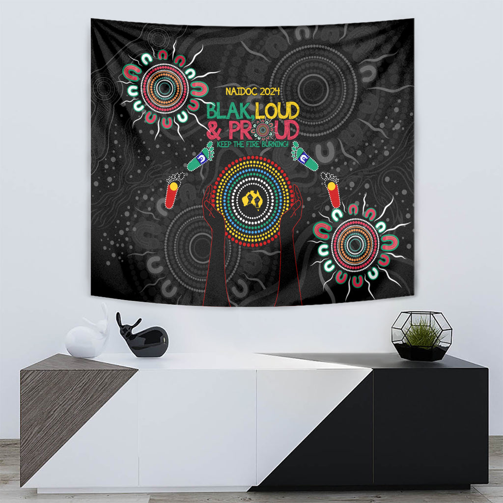 Blak Loud and Proud NAIDOC 2024 Tapestry Indigenous Aboriginal