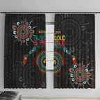 Blak Loud and Proud NAIDOC 2024 Window Curtain Indigenous Aboriginal