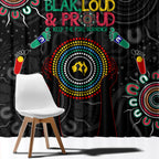 Blak Loud and Proud NAIDOC 2024 Window Curtain Indigenous Aboriginal