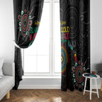 Blak Loud and Proud NAIDOC 2024 Window Curtain Indigenous Aboriginal