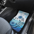 Personalised Keep the Fire Burning NAIDOC 2024 Car Mats Aboriginal Dot with Crocodile