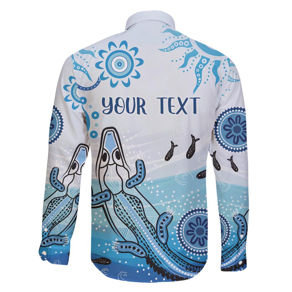 Personalised Keep the Fire Burning NAIDOC 2024 Family Matching Off Shoulder Maxi Dress and Hawaiian Shirt Aboriginal Dot with Crocodile