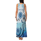 Personalised Keep the Fire Burning NAIDOC 2024 Family Matching Tank Maxi Dress and Hawaiian Shirt Aboriginal Dot with Crocodile