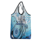 Personalised Keep the Fire Burning NAIDOC 2024 Grocery Bag Aboriginal Dot with Crocodile