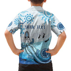 Personalised Keep the Fire Burning NAIDOC 2024 Hawaiian Shirt Aboriginal Dot with Crocodile