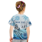 Personalised Keep the Fire Burning NAIDOC 2024 Kid T Shirt Aboriginal Dot with Crocodile