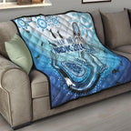 Personalised Keep the Fire Burning NAIDOC 2024 Quilt Aboriginal Dot with Crocodile