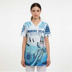 Personalised Keep the Fire Burning NAIDOC 2024 Scrub Top Aboriginal Dot with Crocodile - Aussie Hoodie