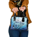 Personalised Keep the Fire Burning NAIDOC 2024 Shoulder Handbag Aboriginal Dot with Crocodile